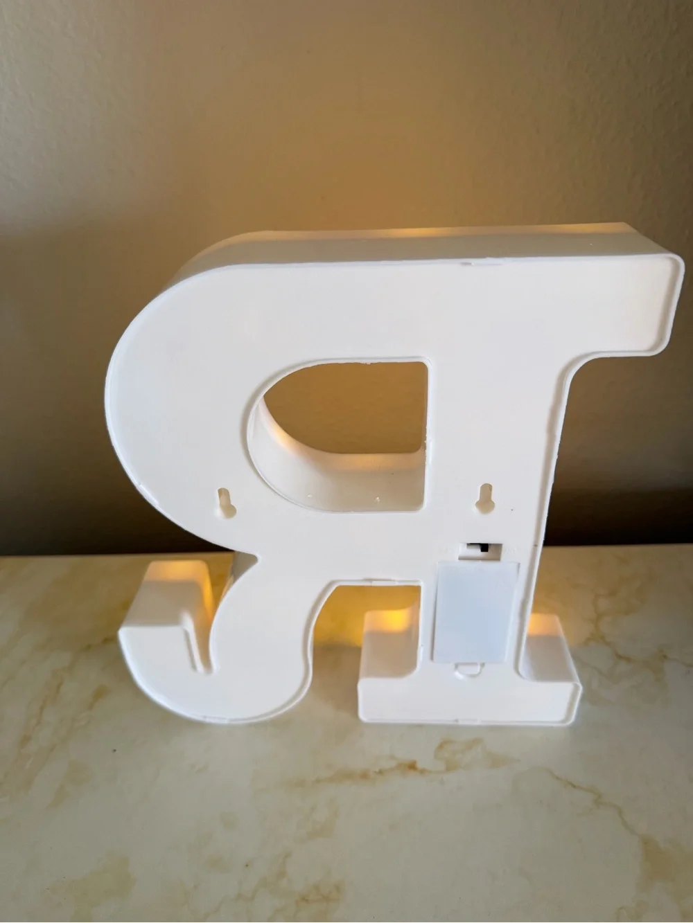 Pink Glitter Marquee Light Up Letter 